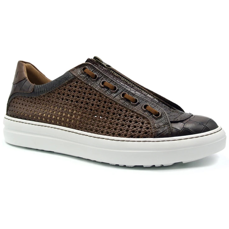 Zelli Vento 2 Woven Sneakers Brown Image