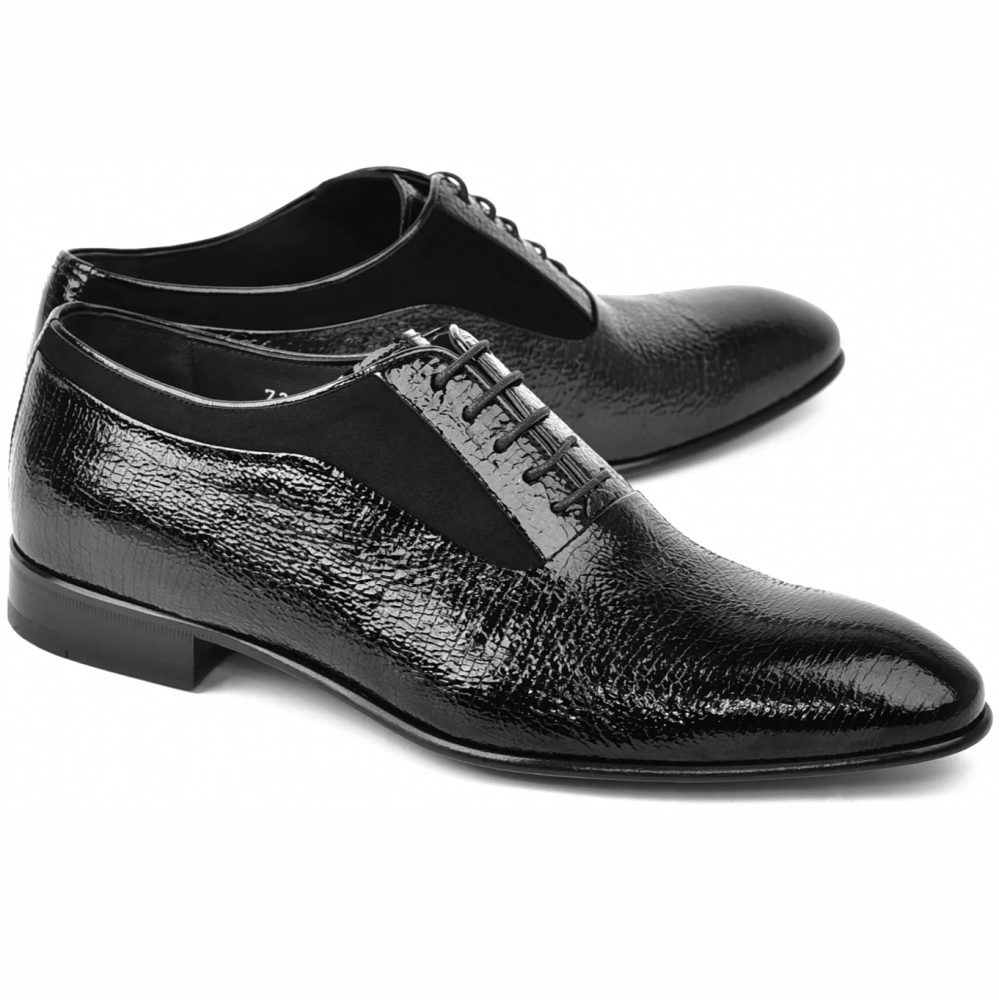 Corrente Dress Lace-Up Shoes Size 44 Corrente 6265S Leather & Suede Oxford - Tan exclusive at  main image 4