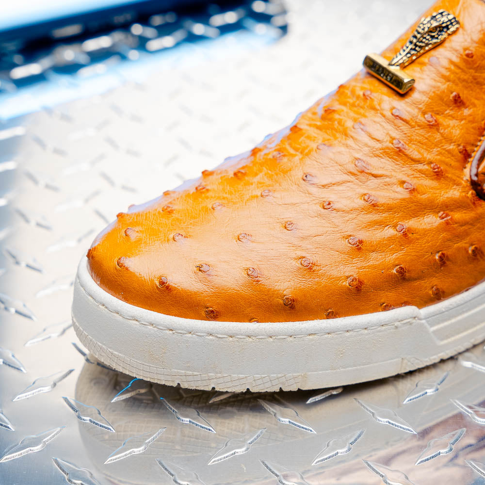 Mauri 8419/1 Posh Ostrich Sneaker Chestnut
