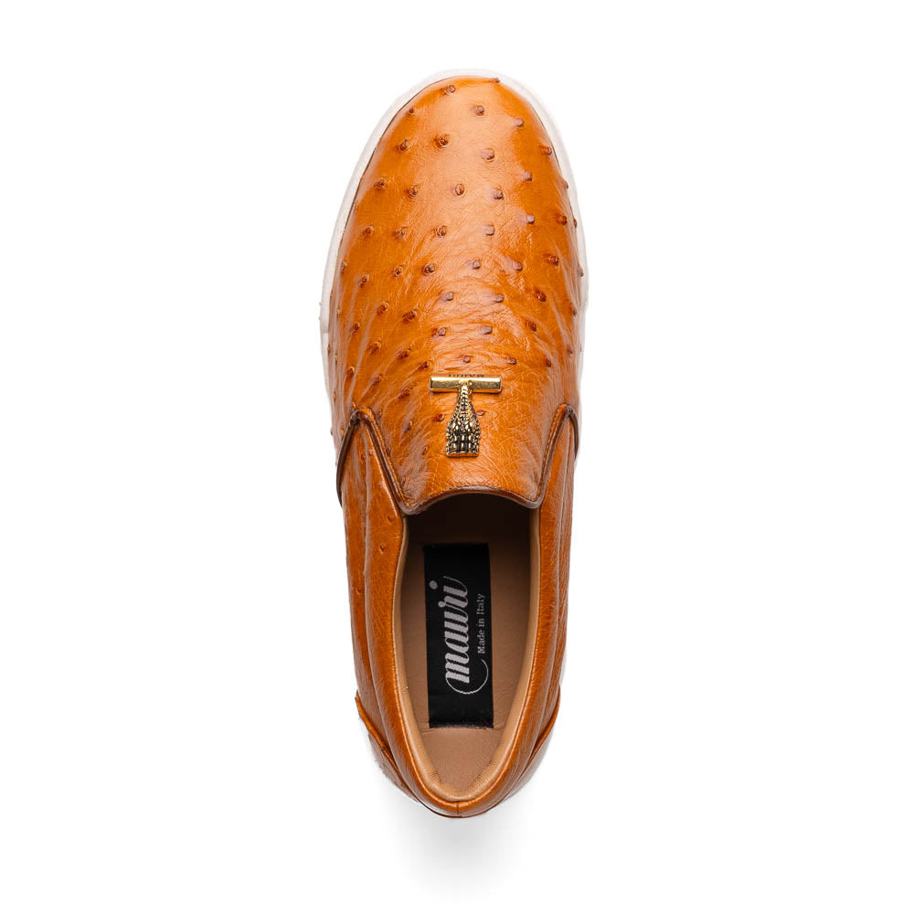 Mauri 8419/1 Posh Ostrich Sneaker Chestnut