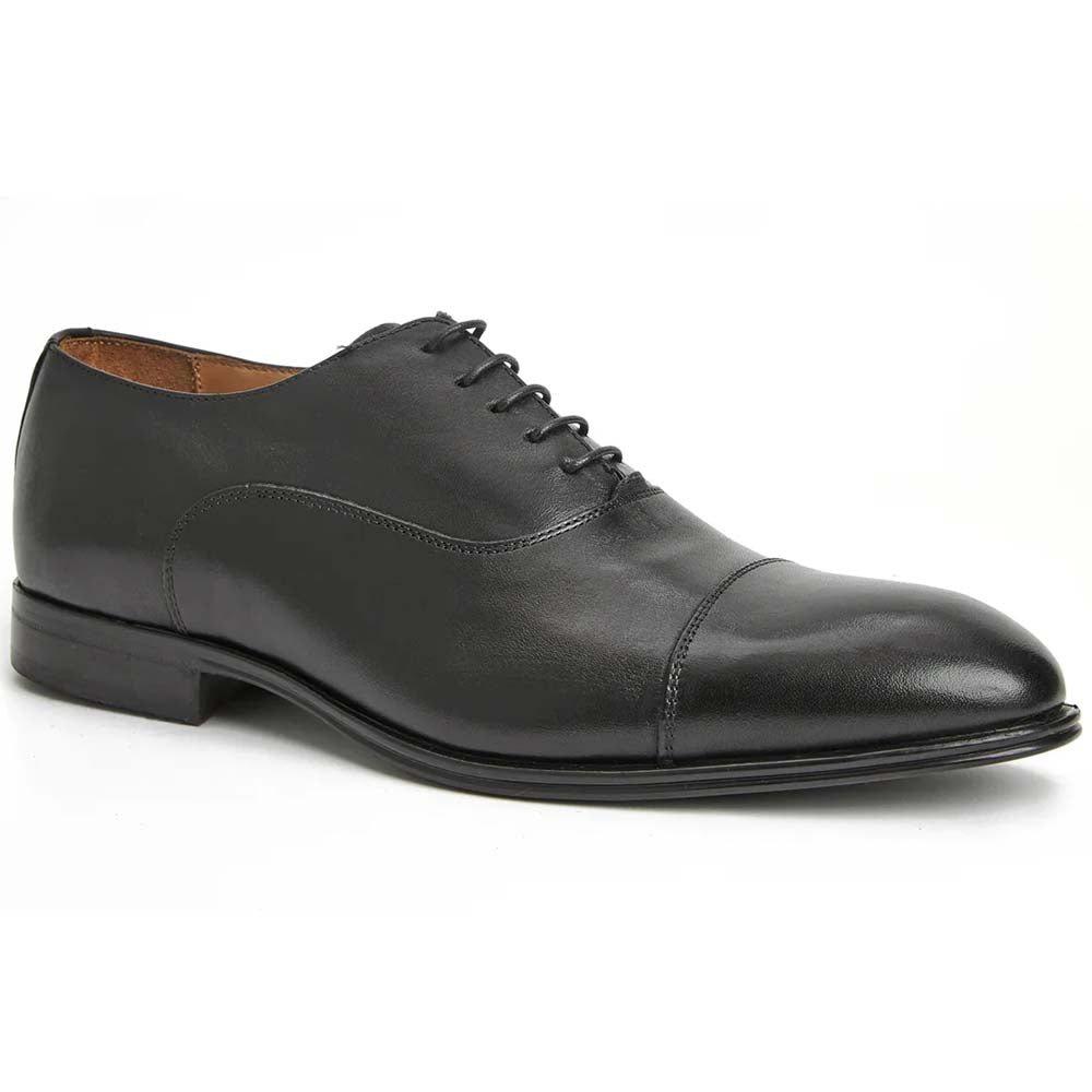 Bruno Magli Adriano Leather Oxfords Black | MensDesignerShoe.com display picture 1