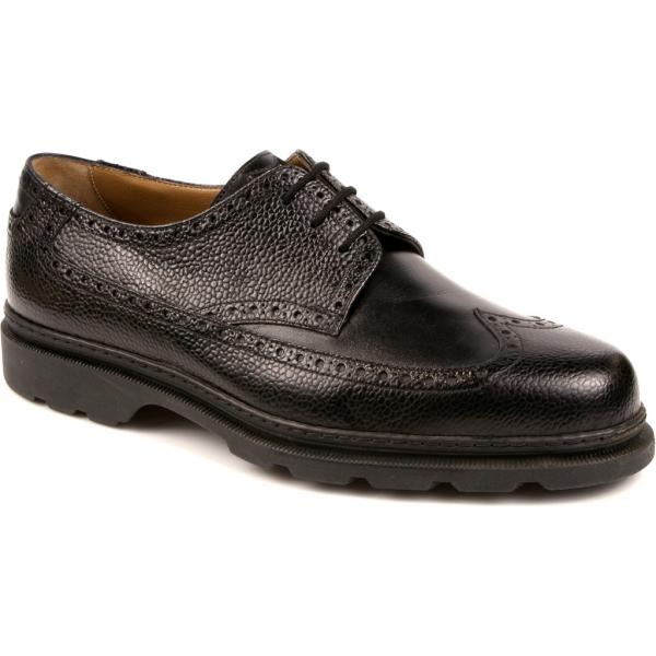 Michael Toschi G2 Wing Tip Golf Shoes Black/Black  display picture 1
