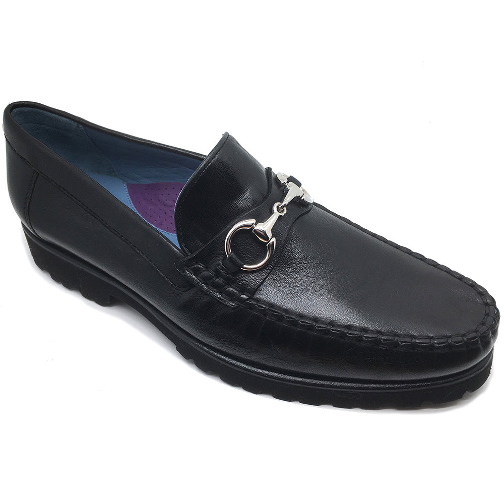 Robert Zur Brixton True Glove Bit Loafers Black