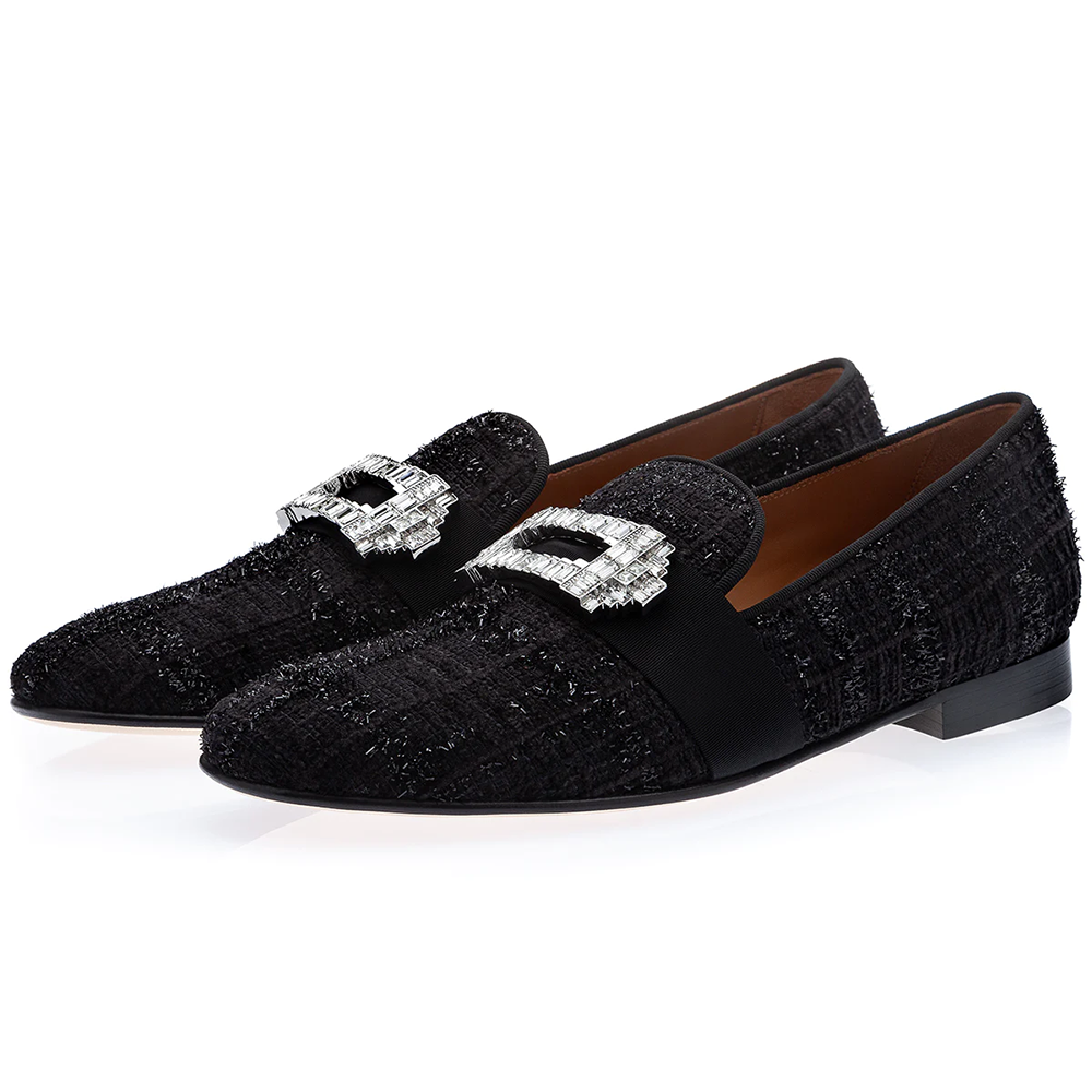 Superglamourous Coruna Alana Slippers Black