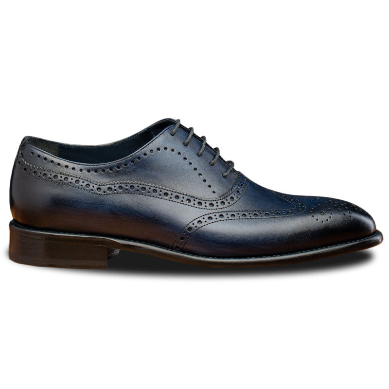 Calzoleria Toscana H742 Wingtip Oxfords Blue  display picture 1