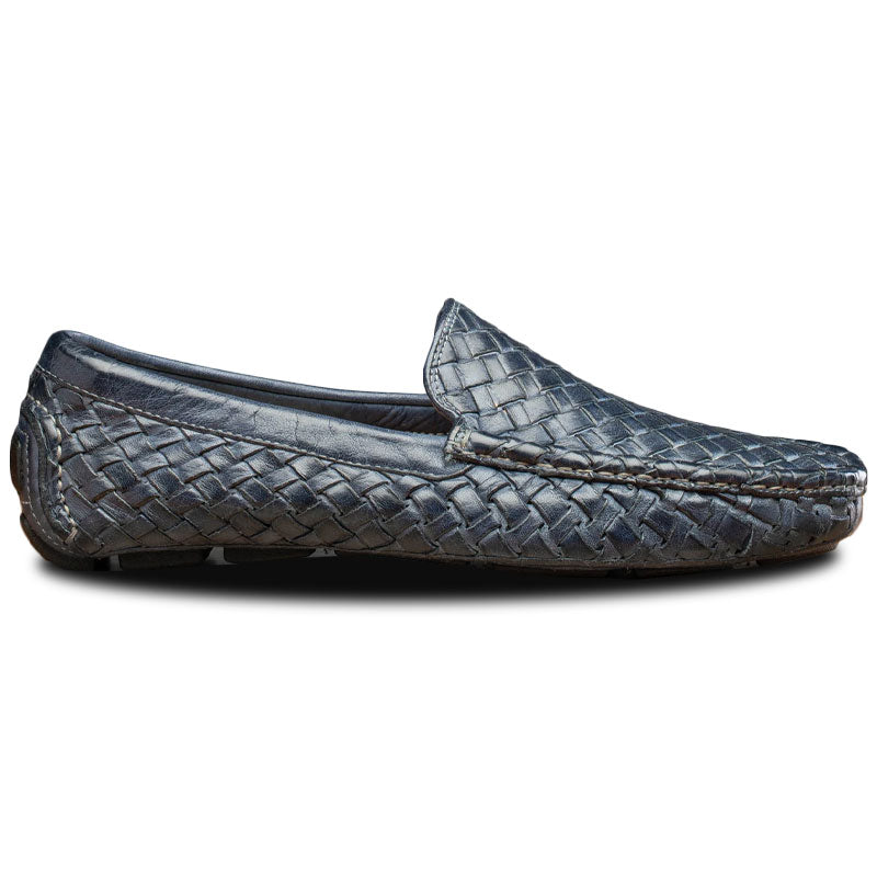 Calzoleria Toscana E945 Rendo Woven Drivers Denim  display picture 2