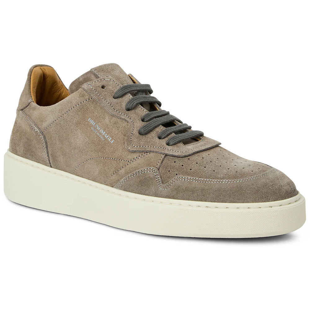 Bruno Magli Dezi Suede Cup Sole Sneaker Grey 
