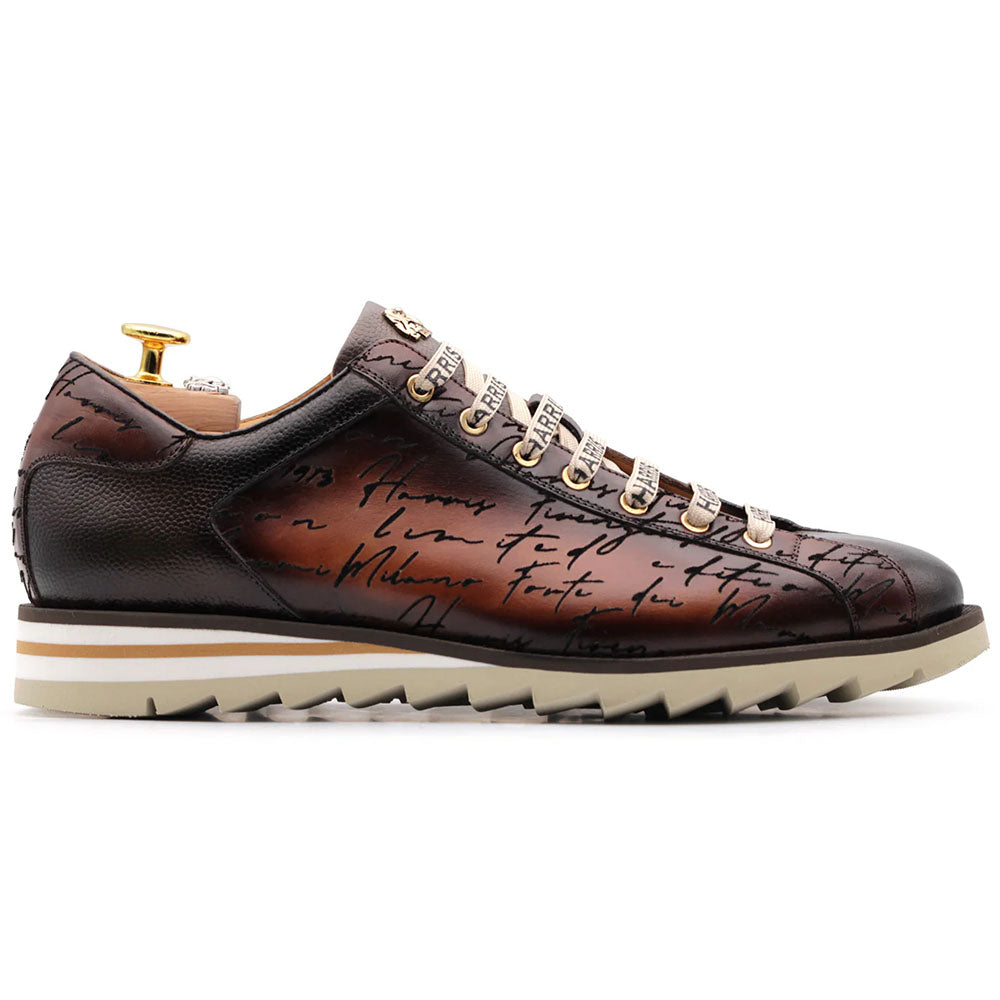 Harris Firenze 1913 Signature Hand-Painted Sneakers Brown  display picture 1