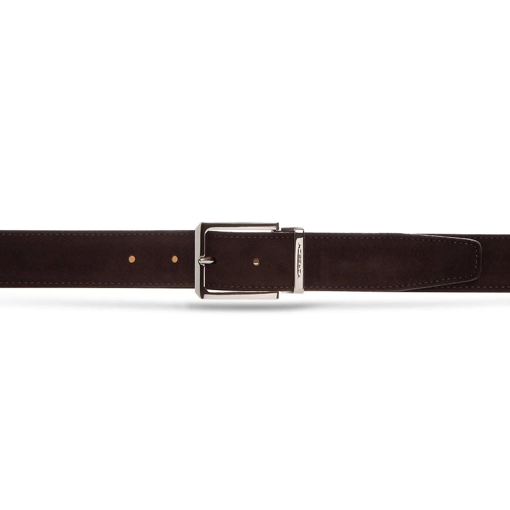 Moreschi Le Havre Suede Belt Dark Brown