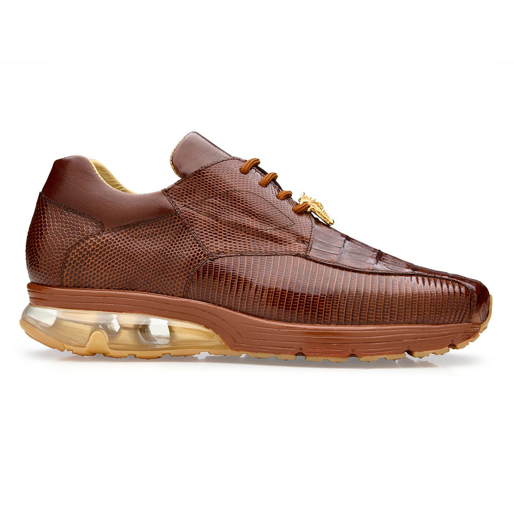 Belvedere Lazaro Crocodile & Lizard Sneaker Peanut (Y40B