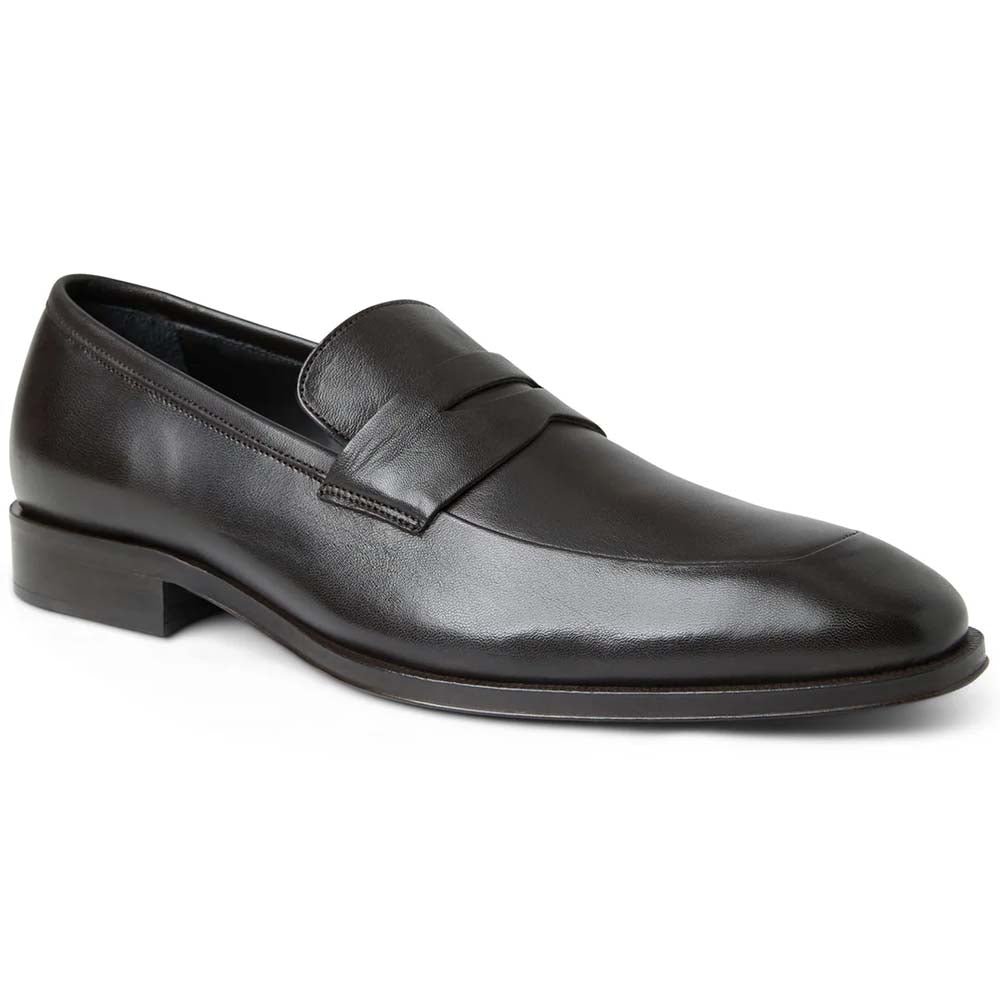 Bruno Magli Maioco Leather Slip On Loafer Dark Brown  display picture 1