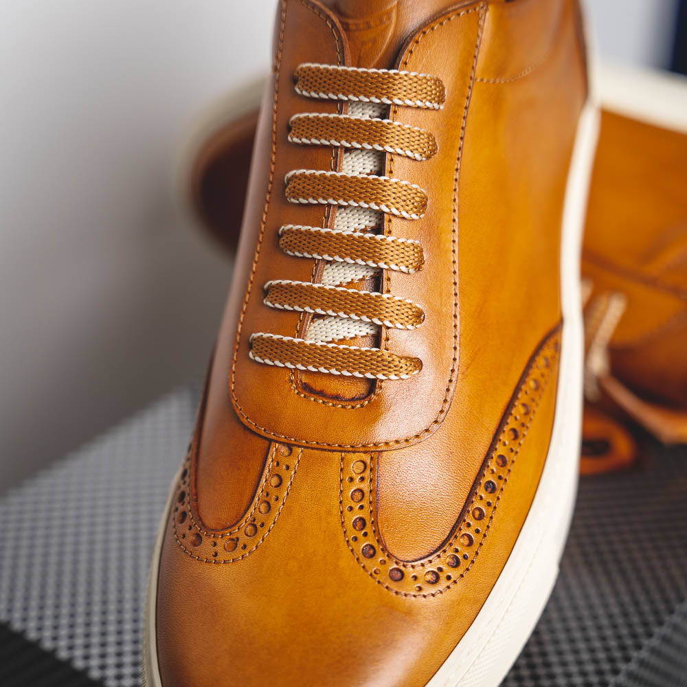 Michael Toschi Minnaar Sneakers Tan