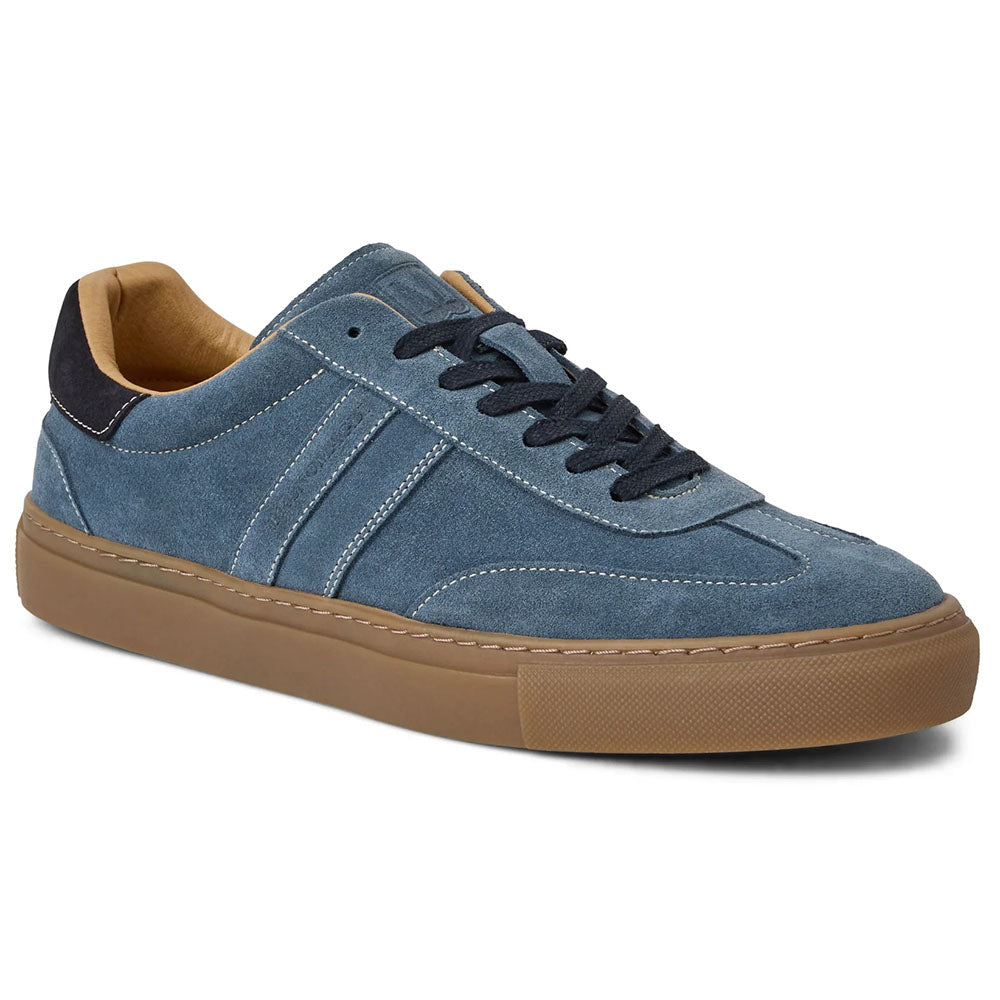 Bruno Magli Ryan Calfskin & Suede Sneakers Light Blue