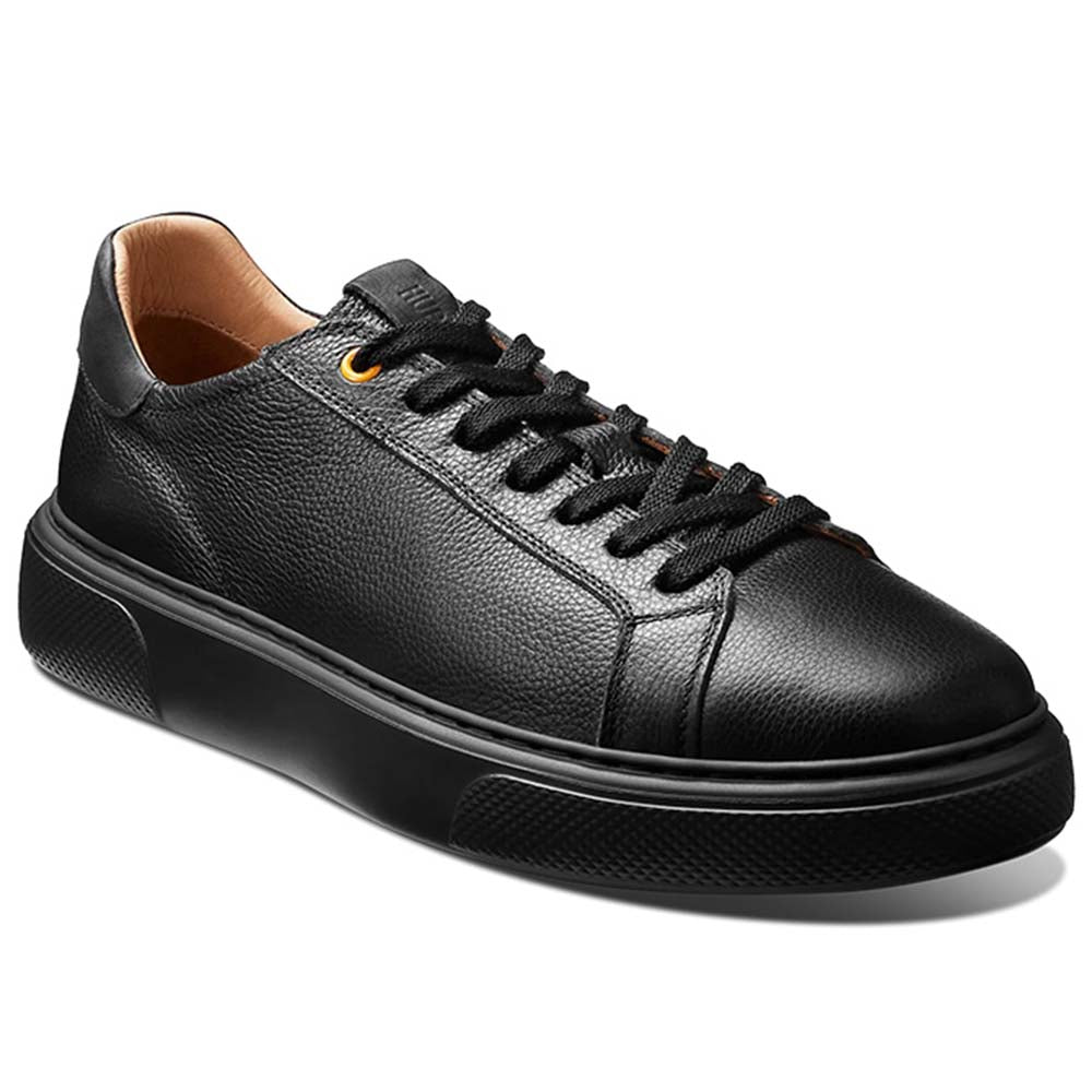 Samuel Hubbard Sunset 2.0 Leather Sneakers Black  display picture 3
