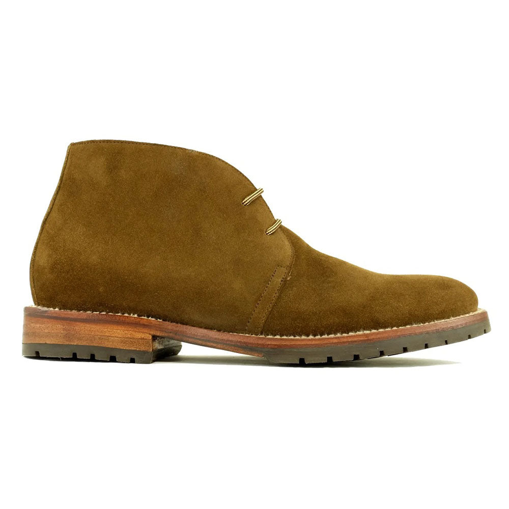 Alan Payne Lojack Suede Chukka Boots Moss | MensDesignerShoe.com display picture 1