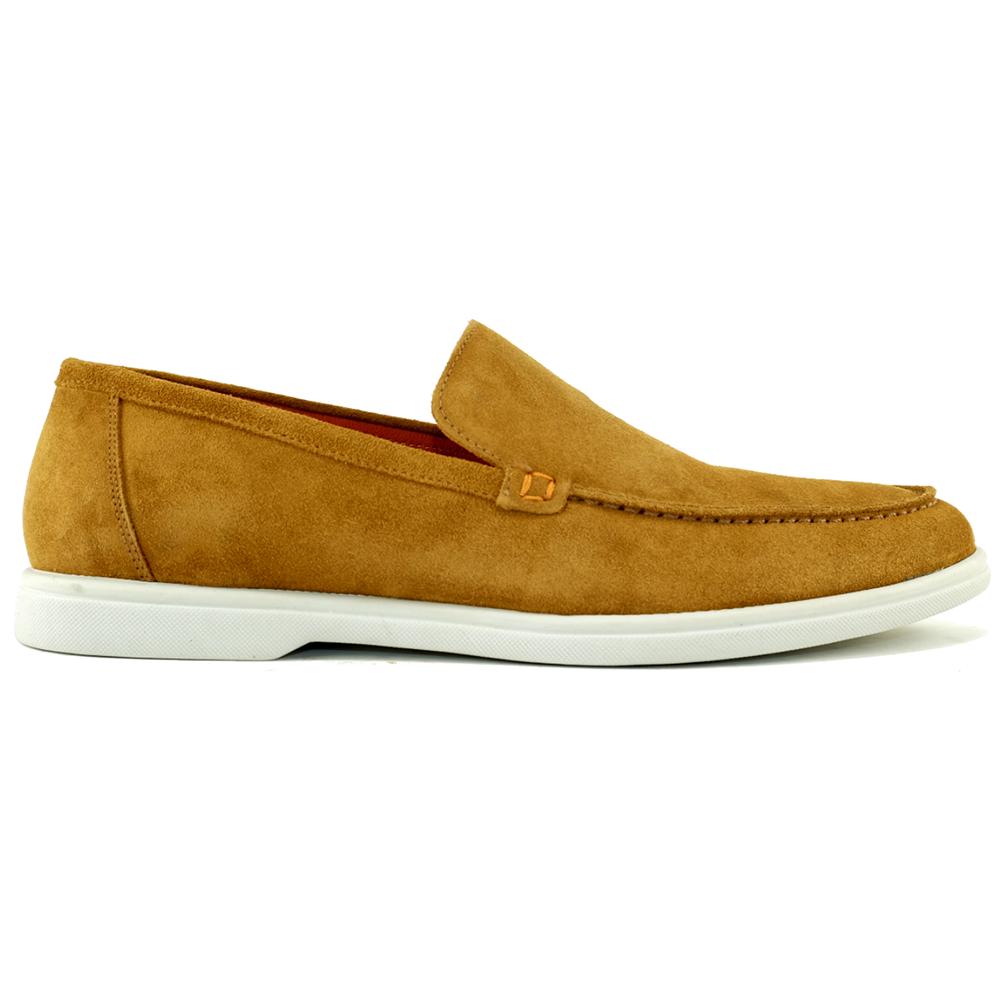 Alan Payne Rio Suede Shoes Khaki | MensDesignerShoe.com