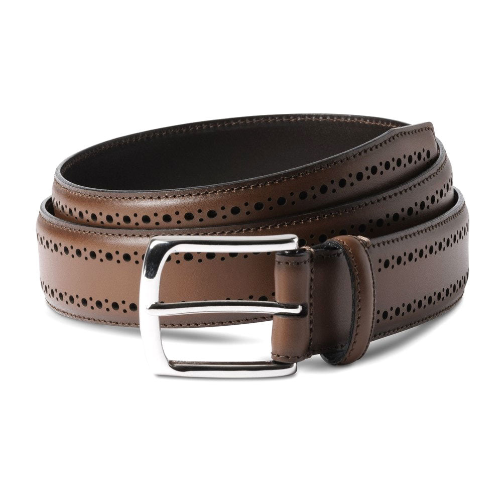 Allen Edmonds Manistee Dress Leather Belt Brown (1021955)
