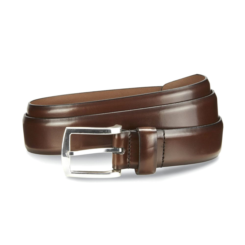 Allen Edmonds Midland Avenue Dress Belt Coffee Brown (19017)