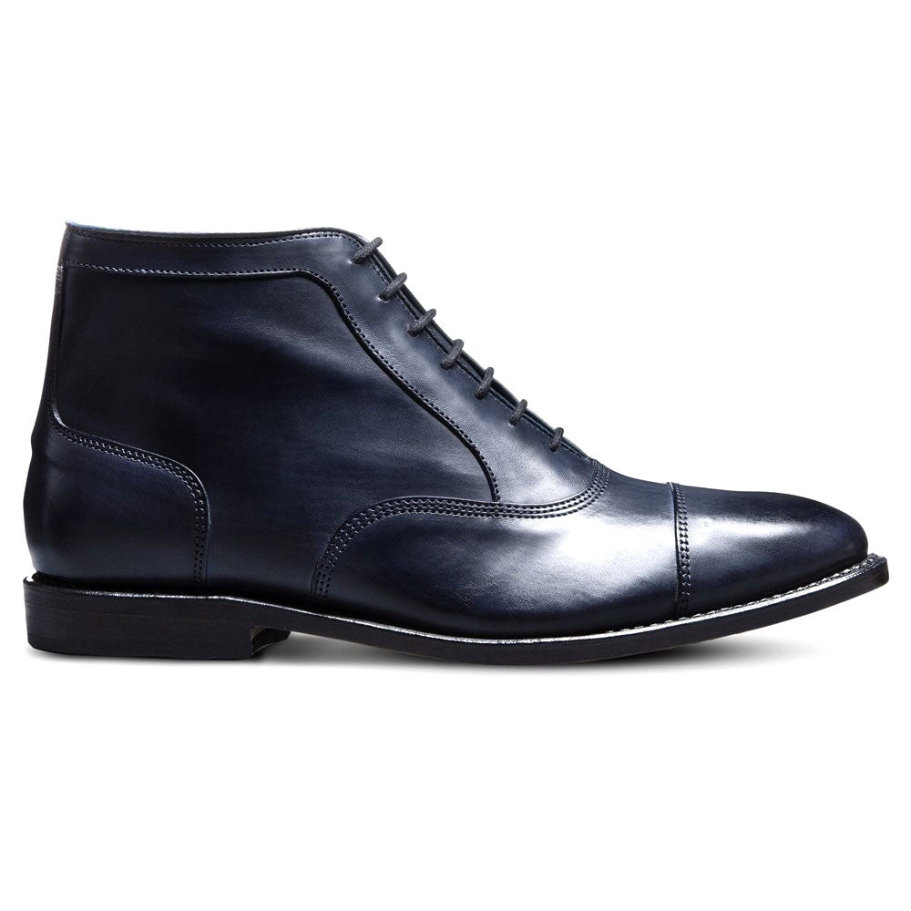 Allen Edmonds Park Avenue Cap Toe Oxford Dress Boot Navy (6891)