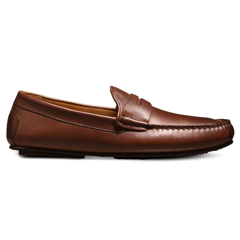 Allen Edmonds Super Sport Leather Penny Loafer Dark Chili (6453)