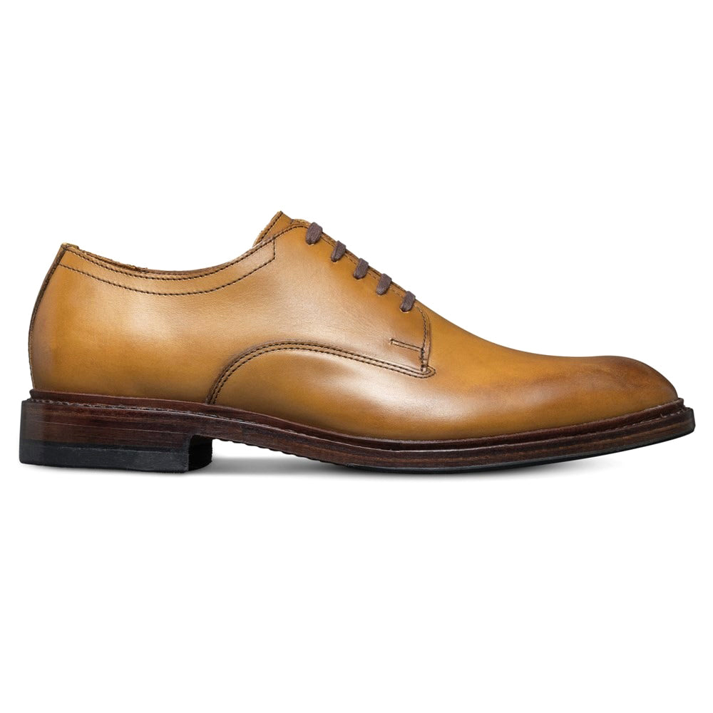 Allen Edmonds Trevor Leather Plain-toe Derby Shoes Walnut (7541