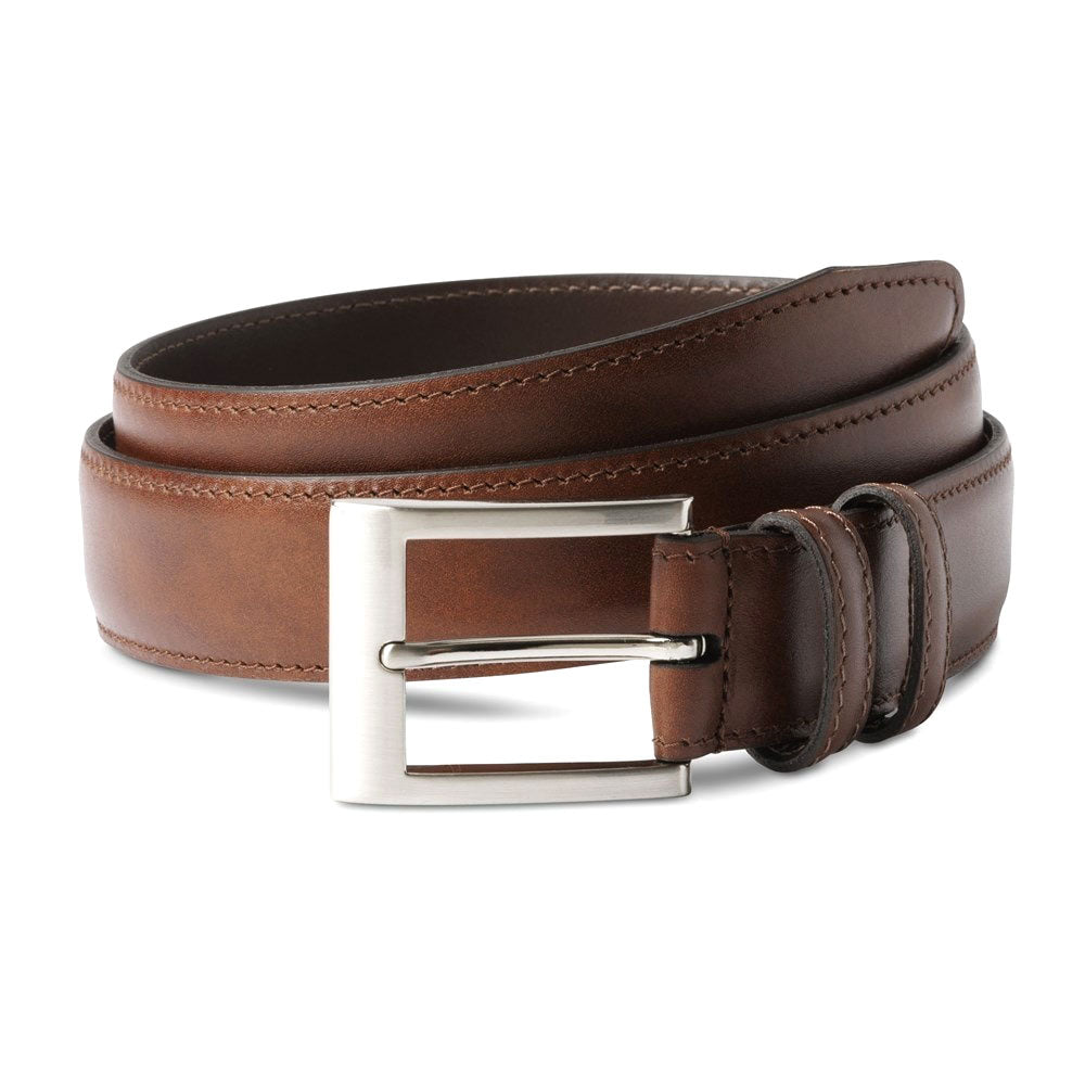 italian leather dress belt Allen Edmonds Wide Basic Dress Leather Belt Chili (1021954)