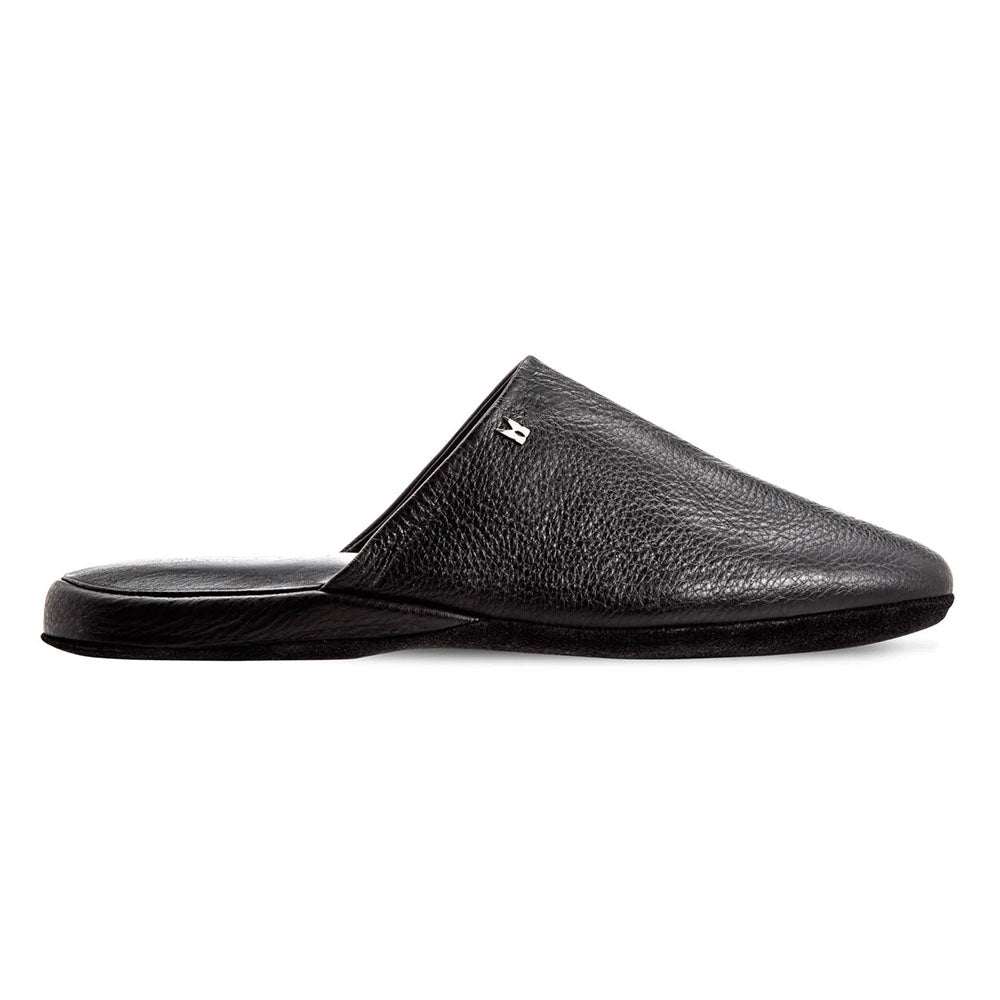 Moreschi Amerigo Leather Slippers Black