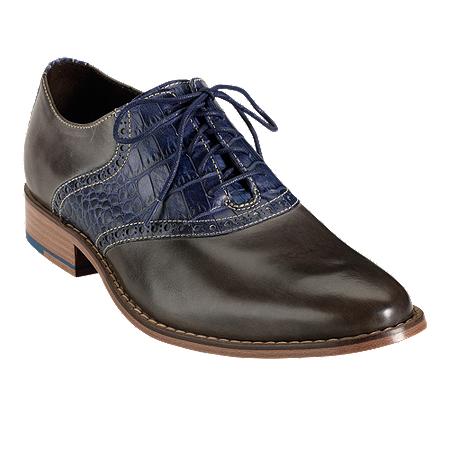 Cole Haan メンズ Air Colton.Saddle Boots 28 Cole Haan Mens Air Colton Saddle Shoes | MensDesignerShoe.com
