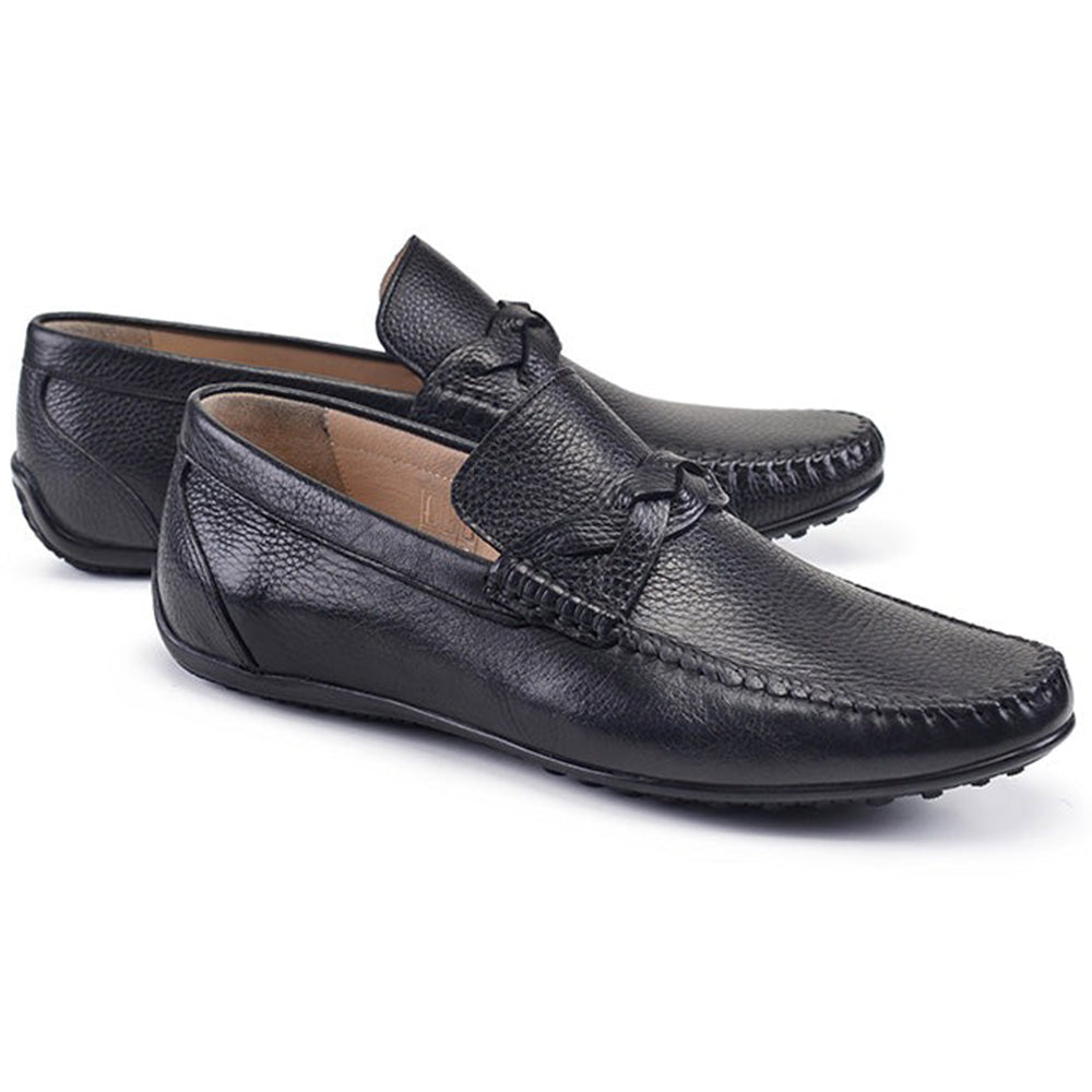 Corrente Casual Loafers Black | MensDesignerShoe.com display picture 3