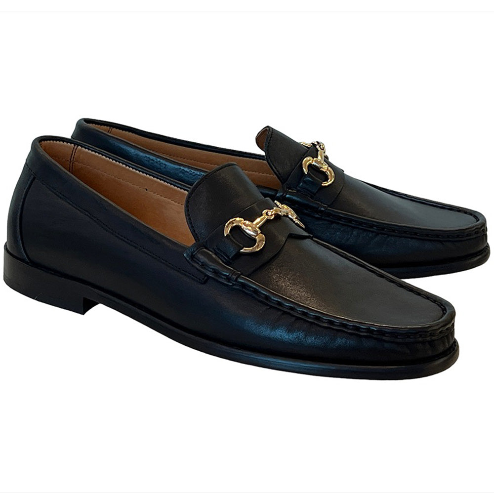 Corrente P000611-6444 Bit Buckle Loafers Black