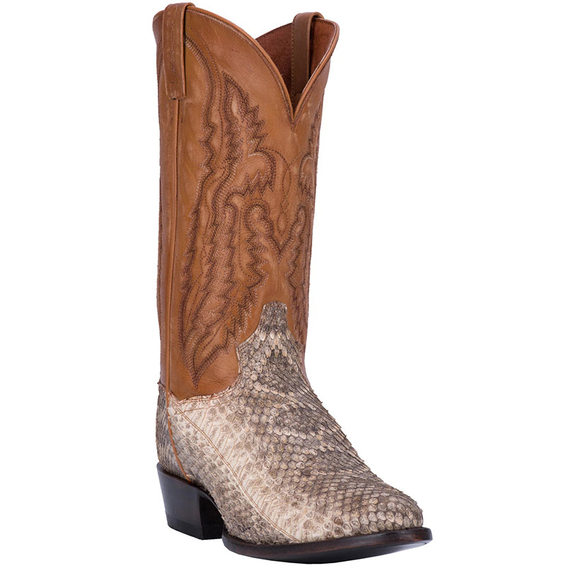 Dan Post DP3017 Venom Rattlesnake Boots Natural