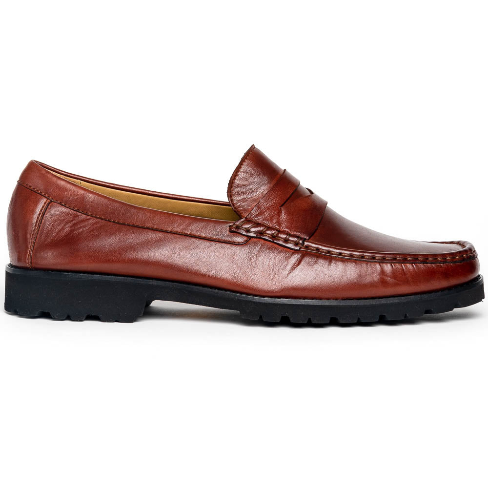 Robert Zur Dillon Penny Loafers Luggage | MensDesignerShoe.com display picture 2