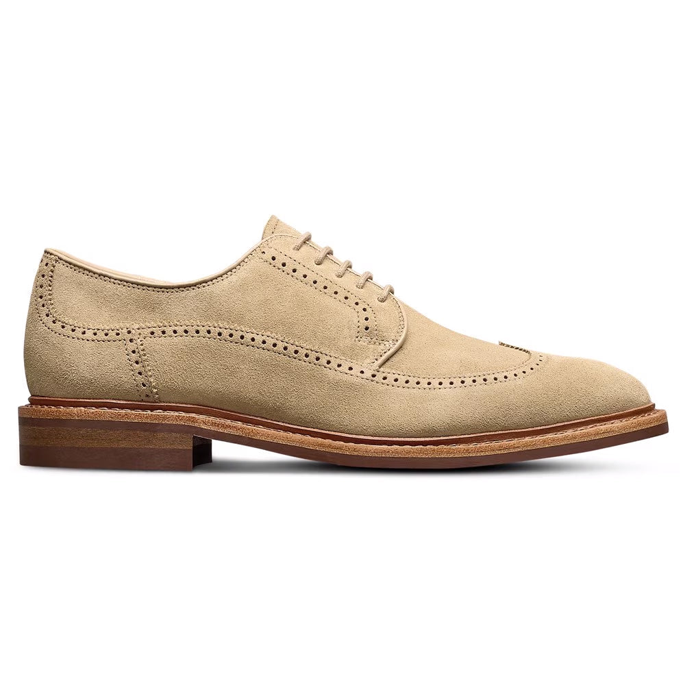 【良品】Allen Edmonds Kitsap US7D ウィングチップ Allen Edmonds Winstonmok Suede Wingtip Derby Bone