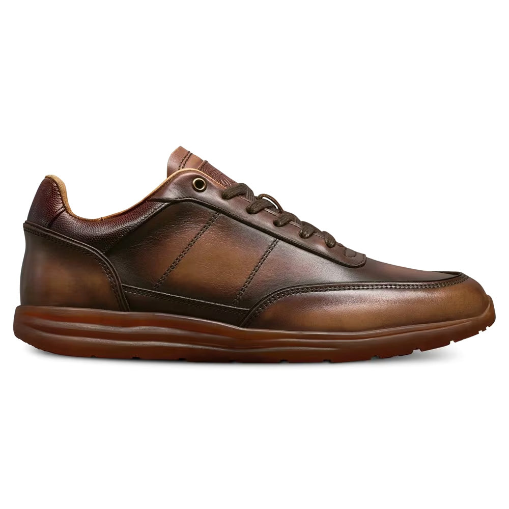 Allen Edmonds Brentwood Reserve Lace-up Sneaker in Coffee Brown Leather, size 8.0 D Allen Edmonds Brentwood Reserve Lace-up Sneaker in Coffee Brown Leather, size 8.0 D