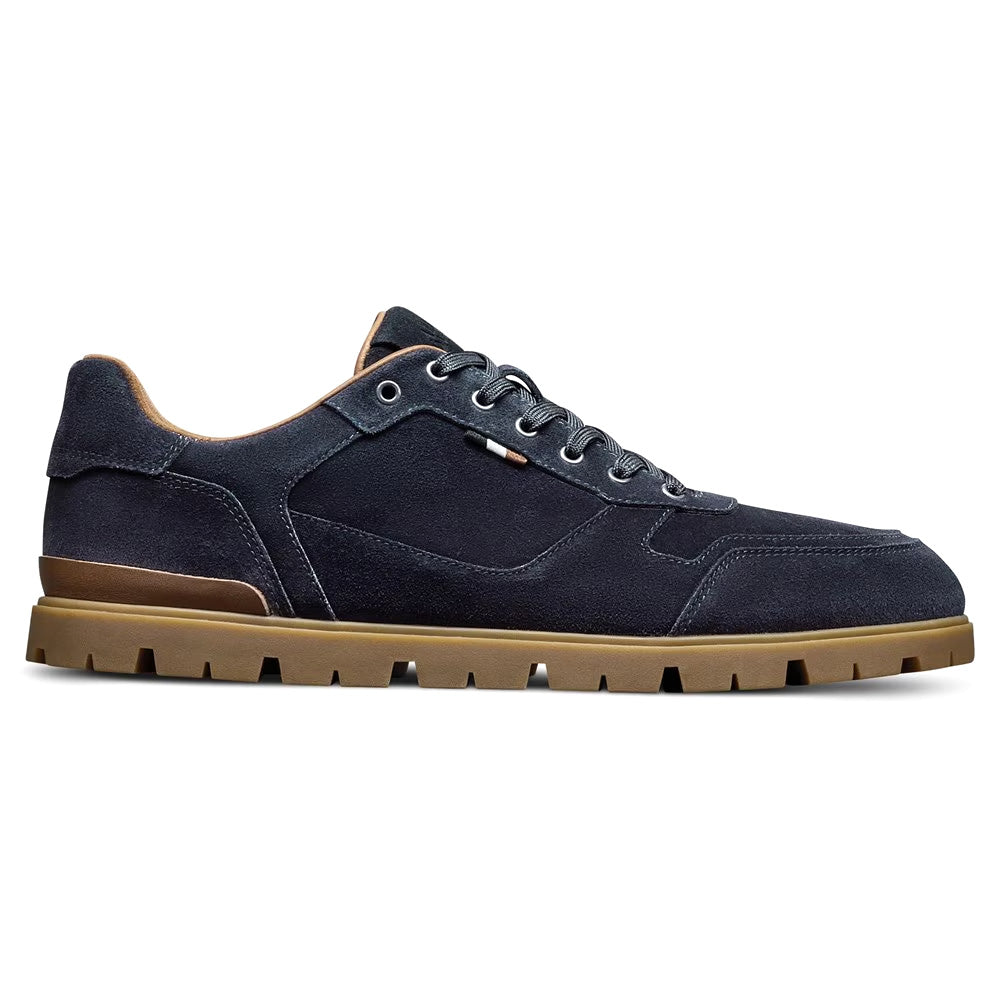 Allen Edmonds Vail Suede Lug Sneaker Navy | MensDesignerShoe.com