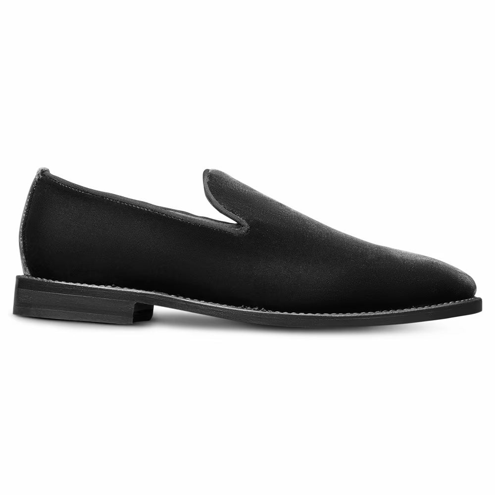 Allen Edmonds Robinson Smoking Velvet Slip-On Loafer Black (8949