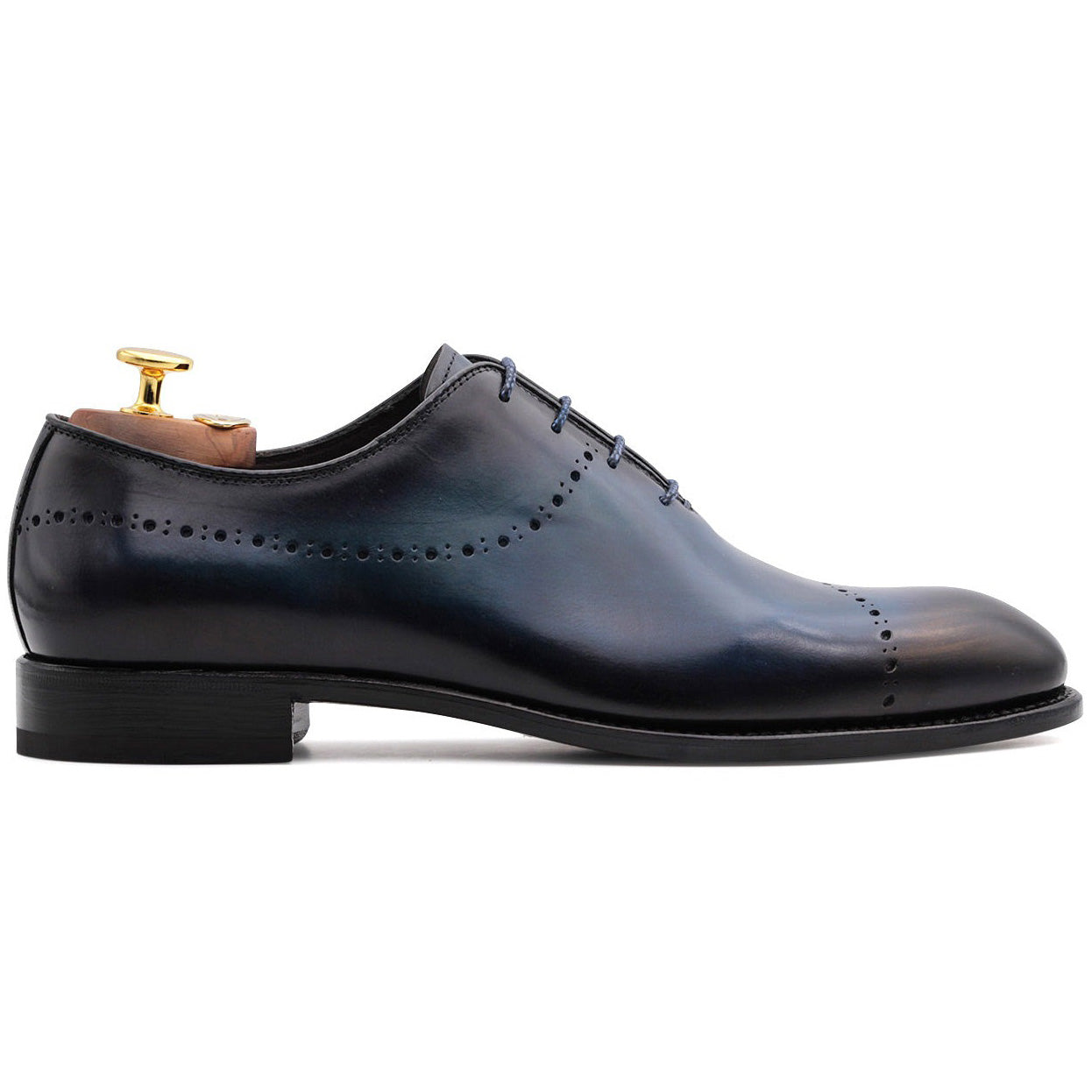 Harris Firenze 1913 Leather Stringed Shoes Blue