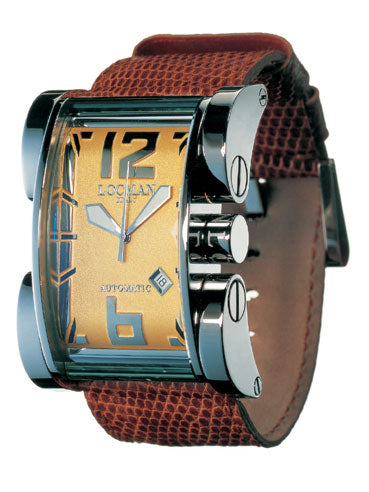 Locman Mens Latin Lover Watch Gold 50000GD0005LUN