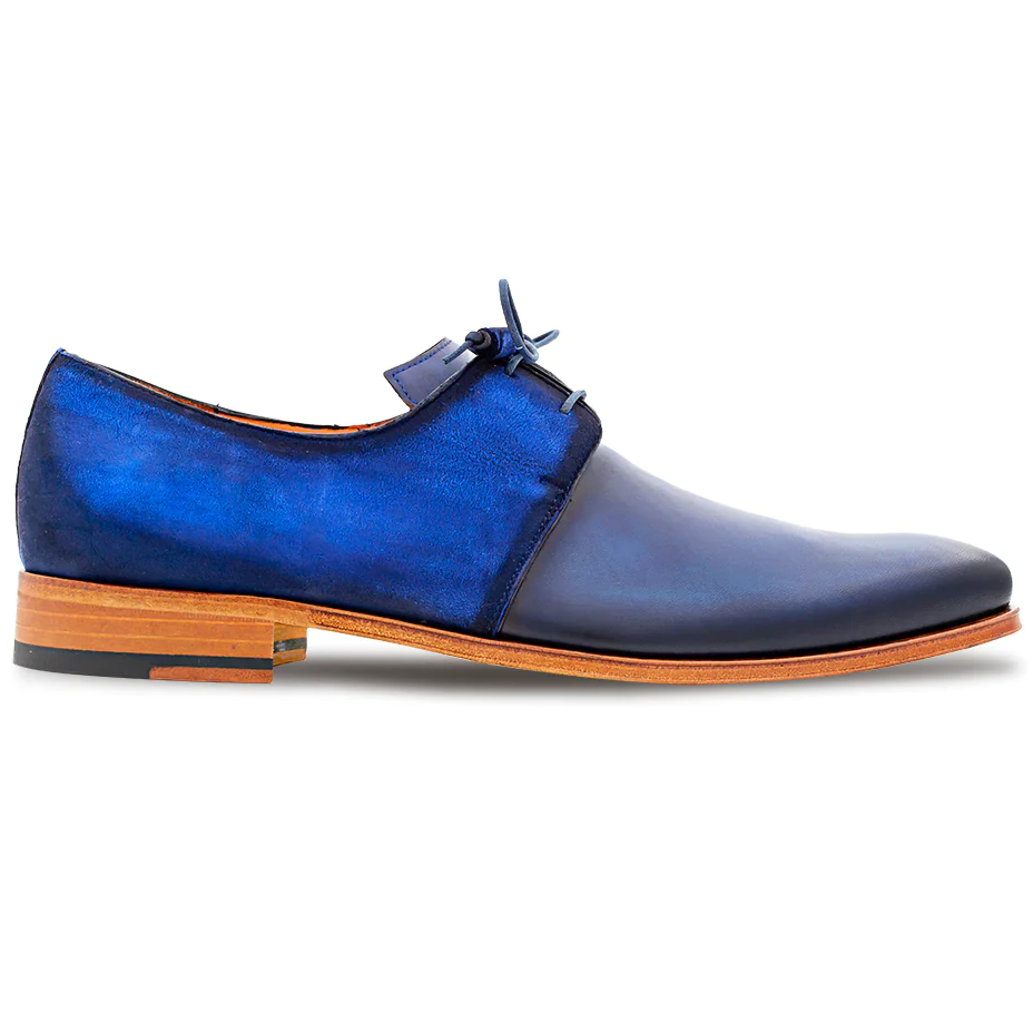 Mezlan Luce Lace-Up Derby Blue (