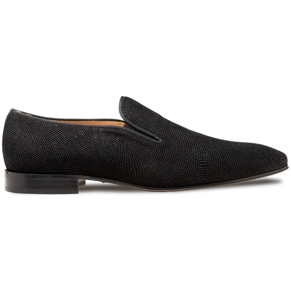 Mezlan Notte Glass Suede Slip On Black (20958)