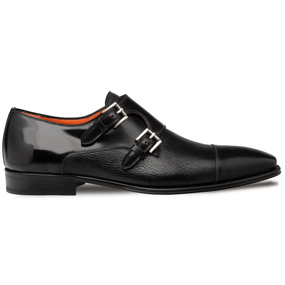 Mezlan Cantera Double Monk Strap Black (21189)