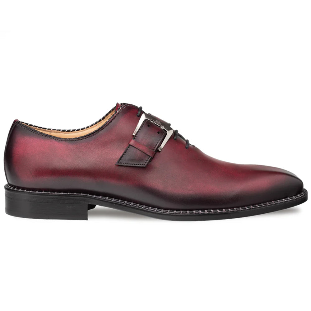 Mezlan Machado Oxford Monk Strap Burgundy (21317)