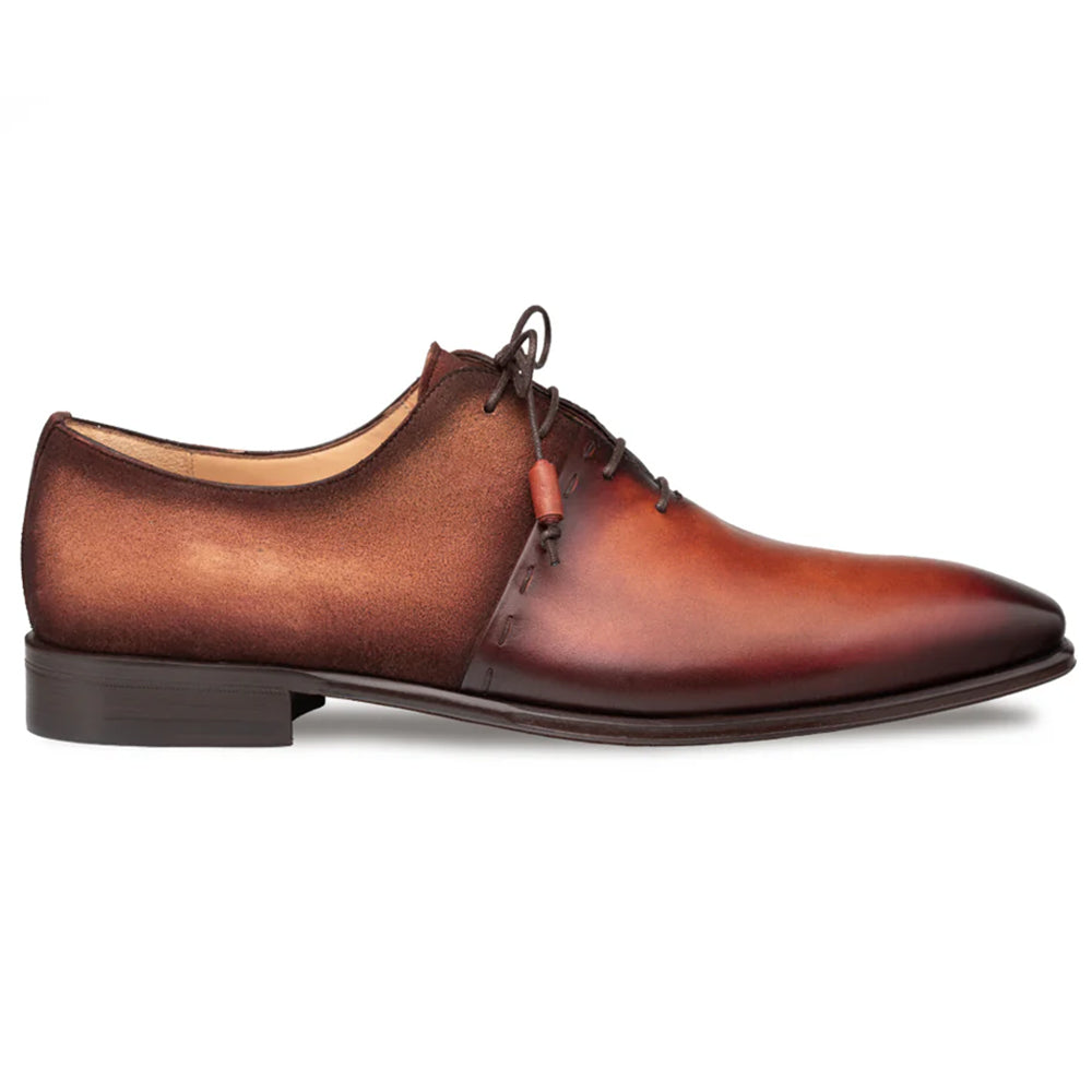 Mezlan Colomer Calf / Suede Oxford Cognac Rust & Sport (21342)