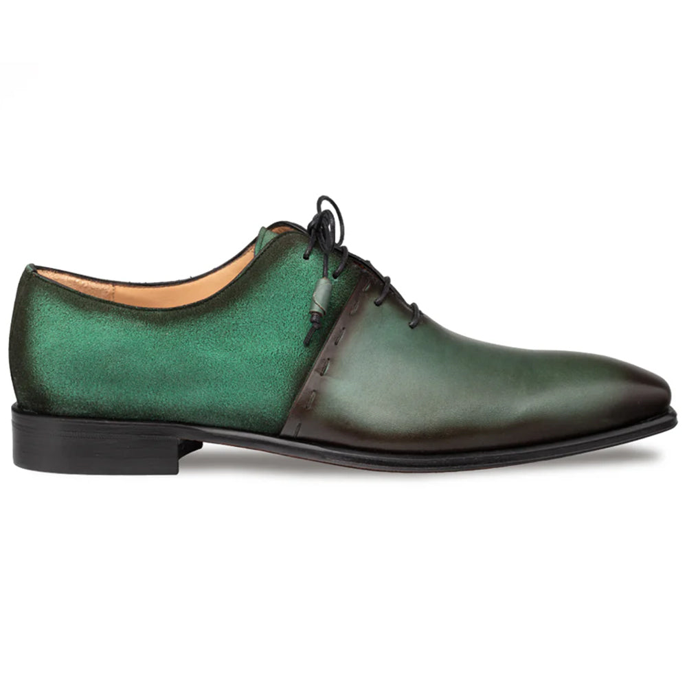 Mezlan Colomer Calf / Suede Oxford Forest & Green (21342)