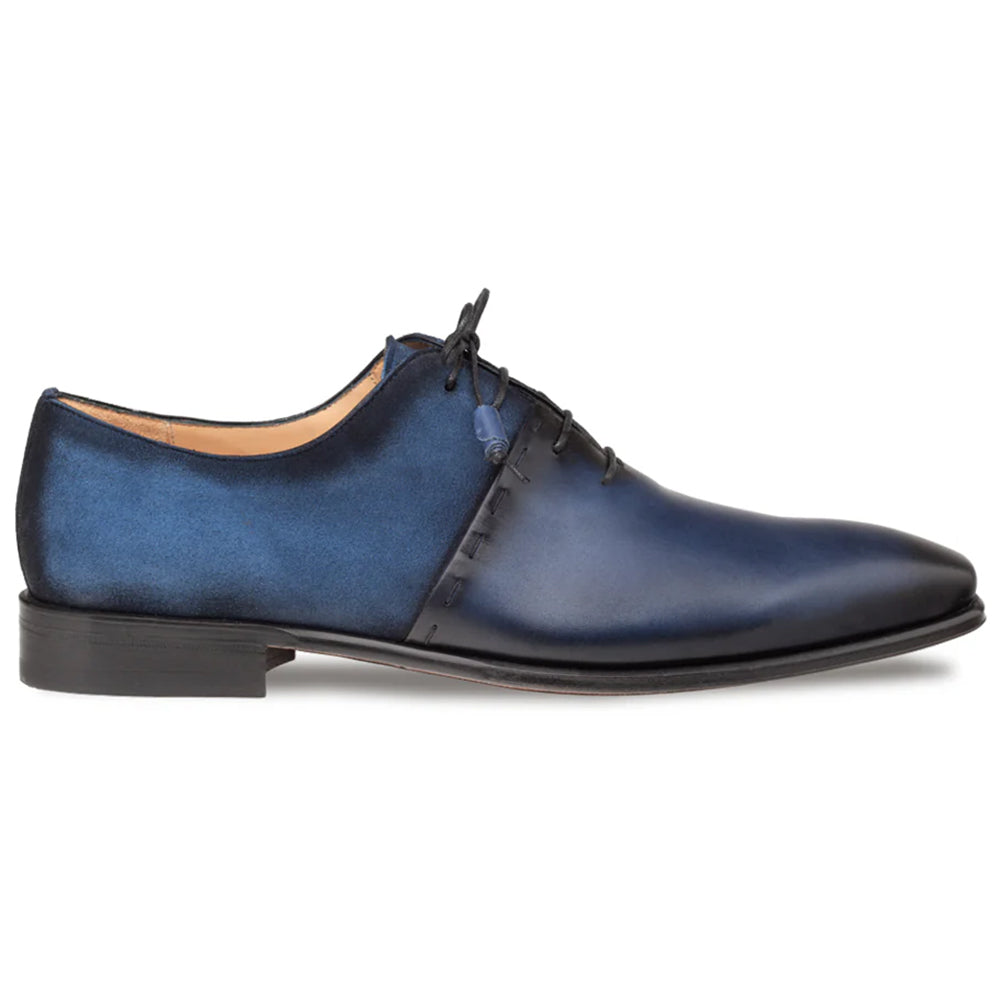 Mezlan Colomer Calf / Suede Oxford Navy & Cobalt (21342)