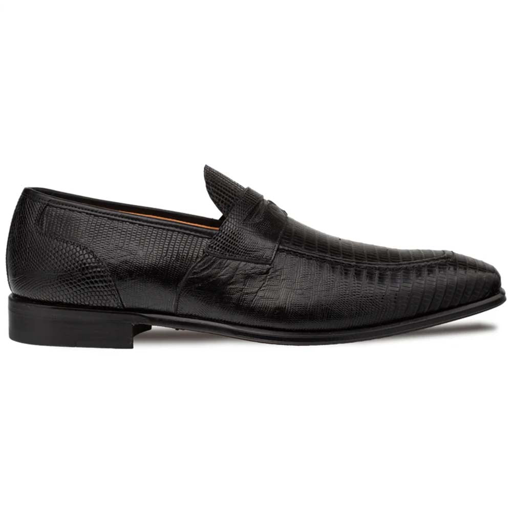 Mezlan Mayor Lizard Penny Loafer - Luxury Men's Dress Shoe