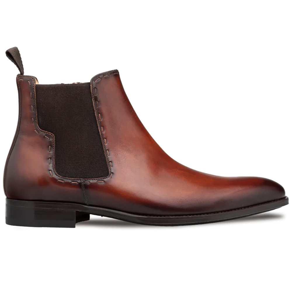 Mezlan Patina Chelsea Boot Cognac / Rust