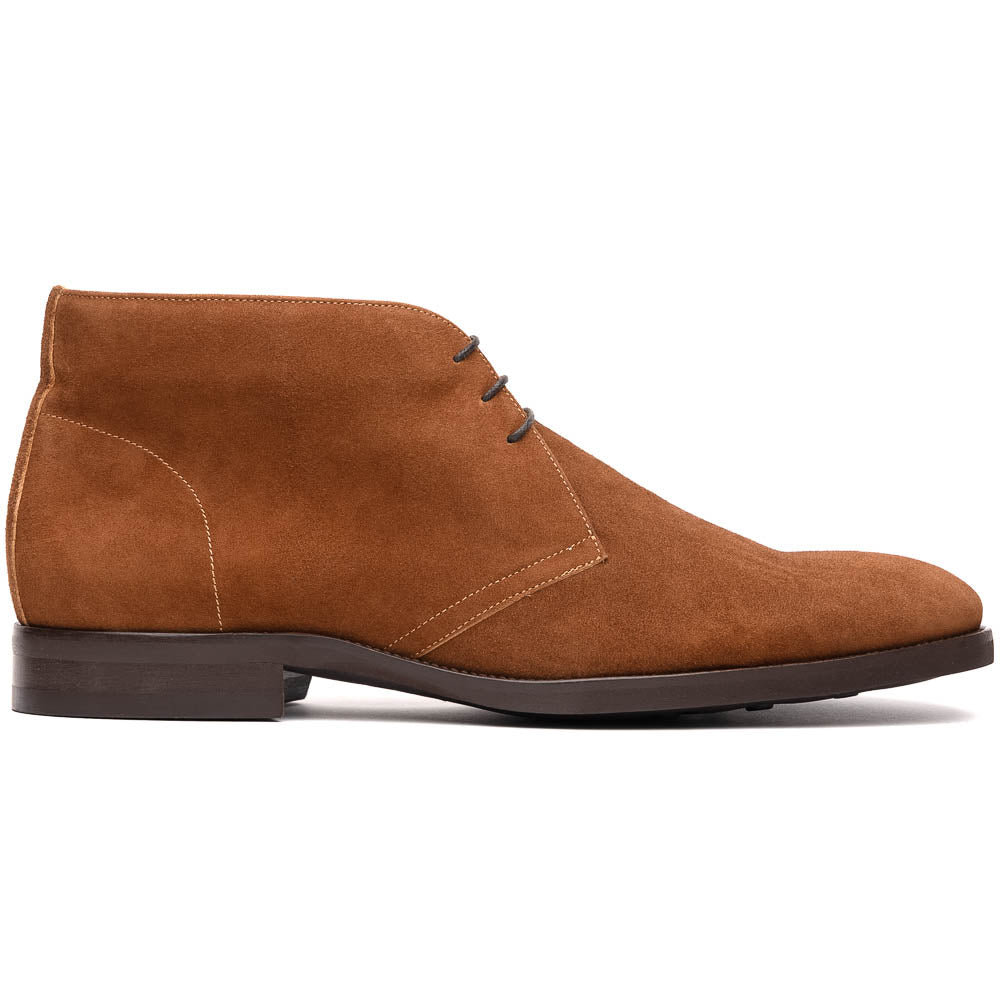 Zelli Marco Italian Suede Chukka Boots Tobacco | MensDesignerShoe.com