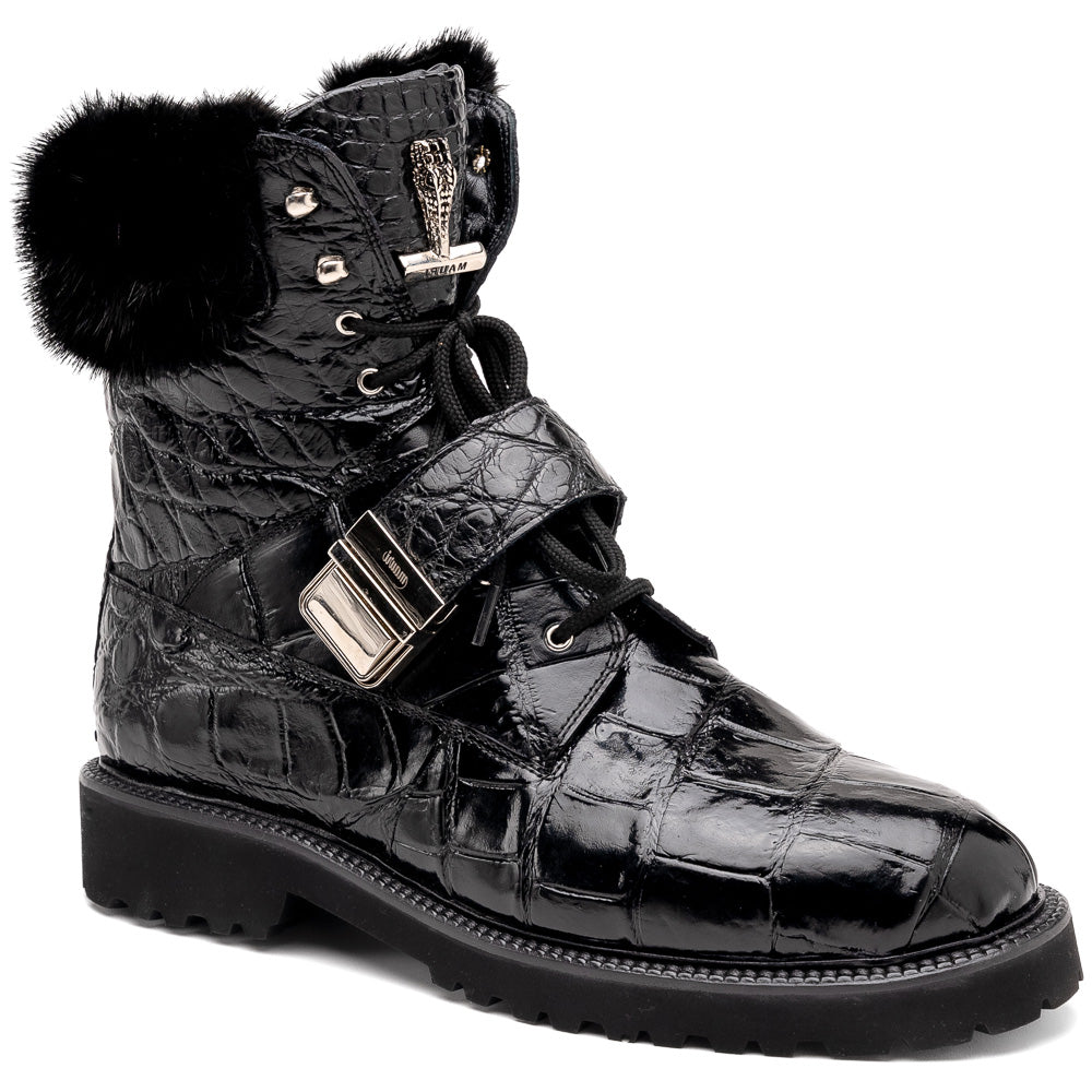 Mauri real Crocodile boots with real Mink insides. 100 percent authentic. Mauri | Shoes | Mauri Real Crocodile Boots With Real Mink  main image 4