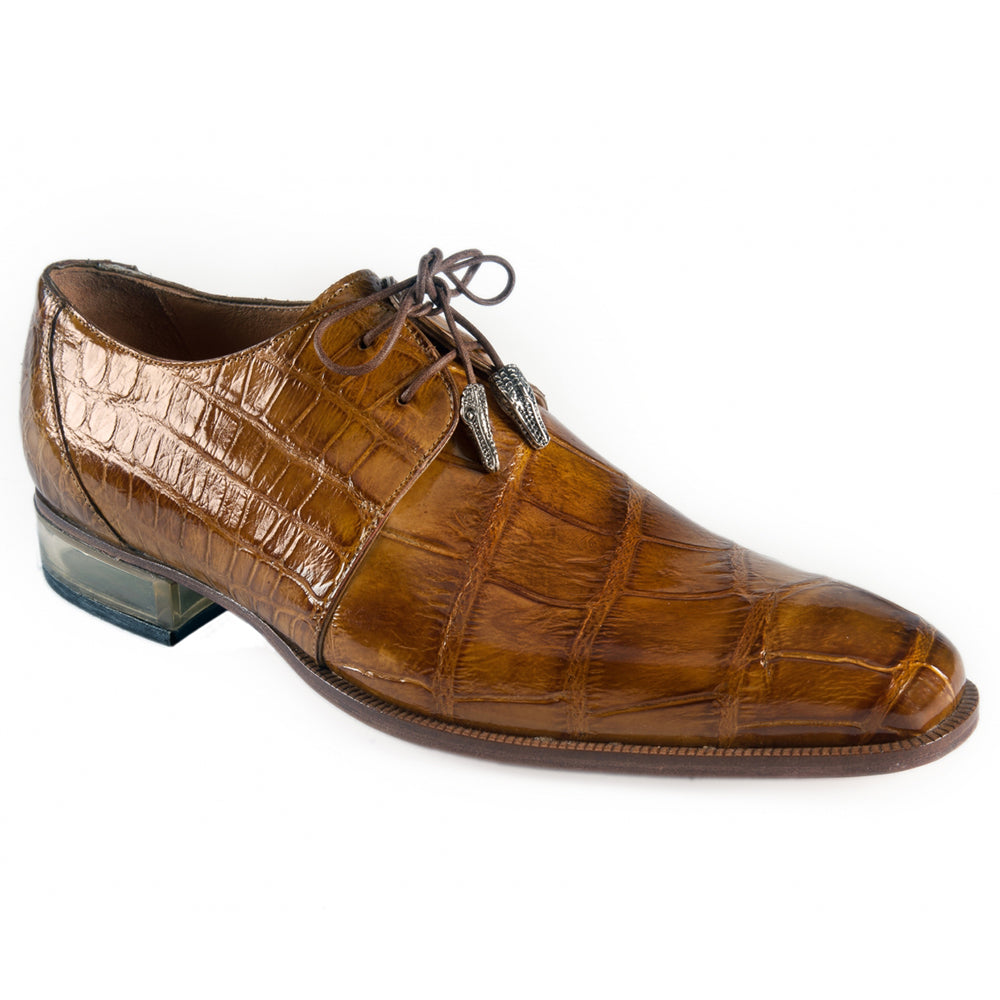 Mauri 4851/2 Body Alligator Dress Shoes Mustard (Special Order)